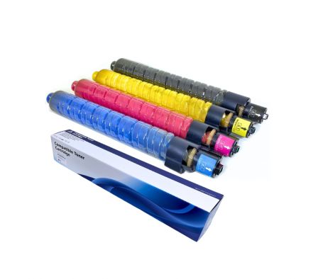 SET DE CARTUCHOS DE TONER RICOH MP C2800 CMYK GENÈRICO